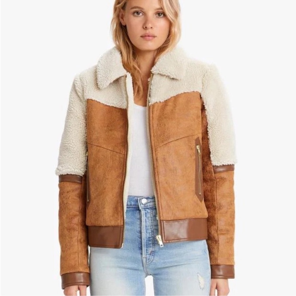 Mother Denim Fur & Leather Jacket